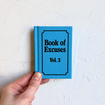 Mini Notebook - Book of Excuses