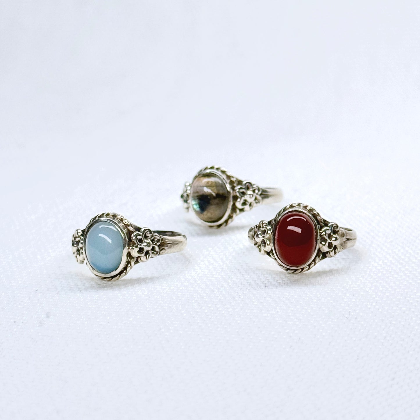 Silver Gemstone Ring #3