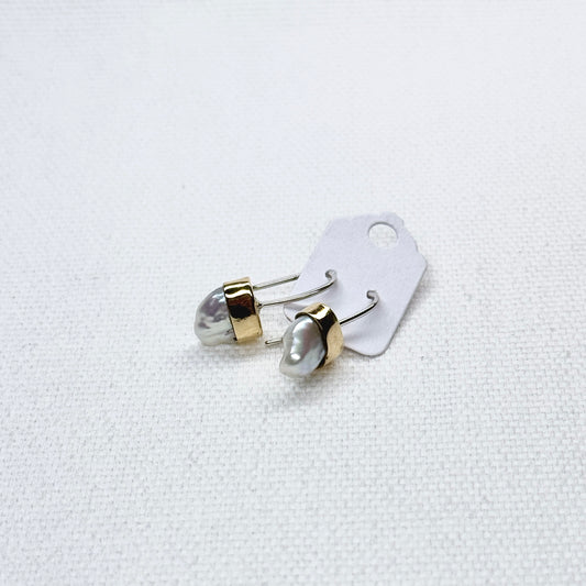 Pearl Droplet Drop Earrings