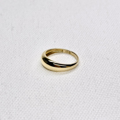 10K Dome Ring