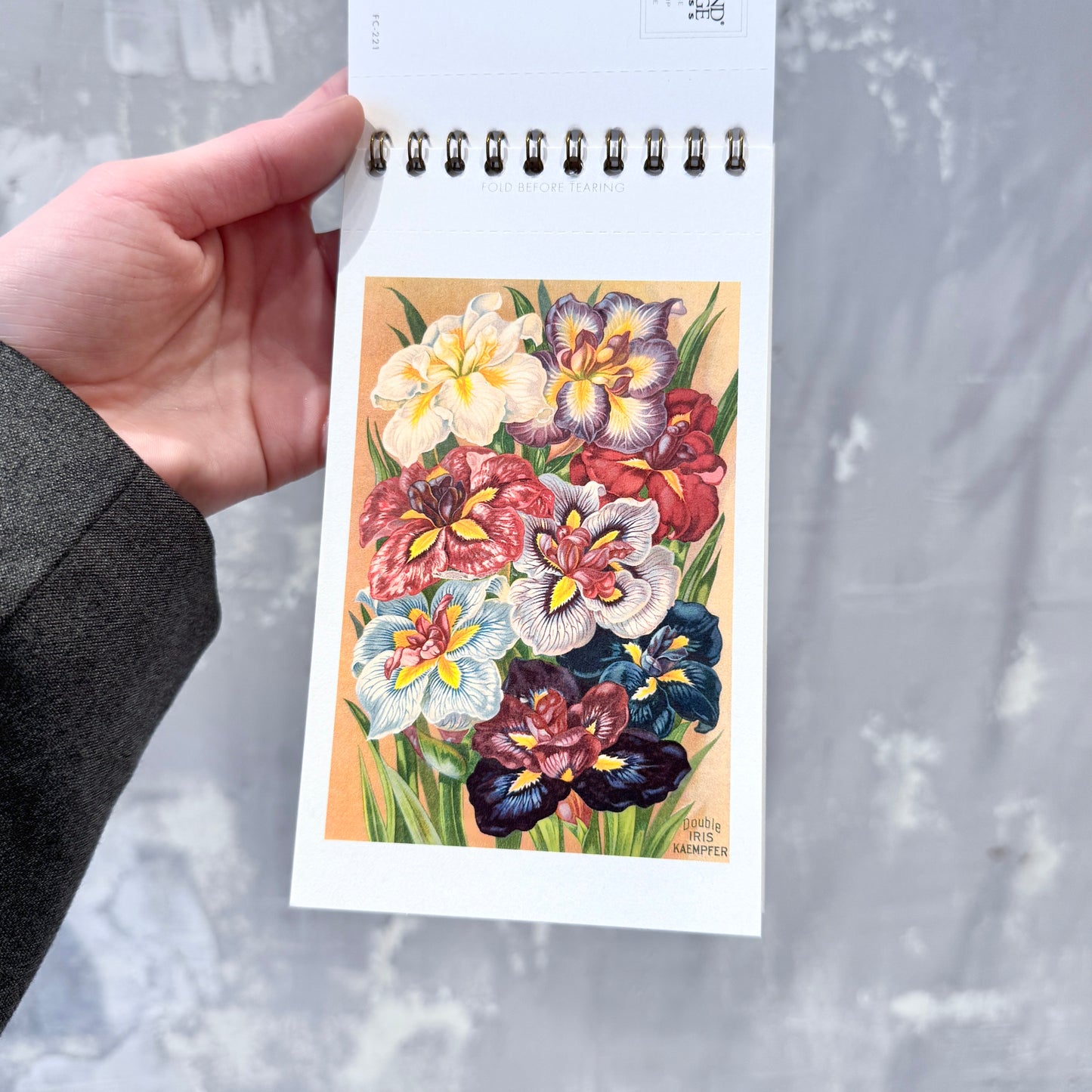 FLOWERS Postcard Booklet