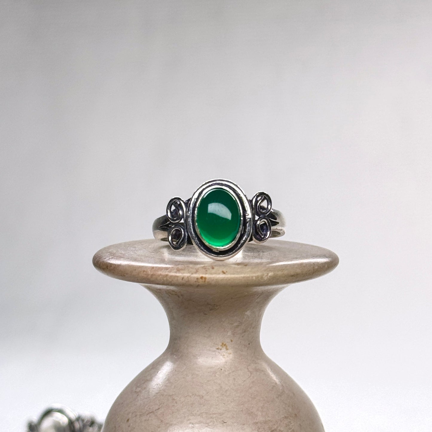 Silver Gemstone Ring #14