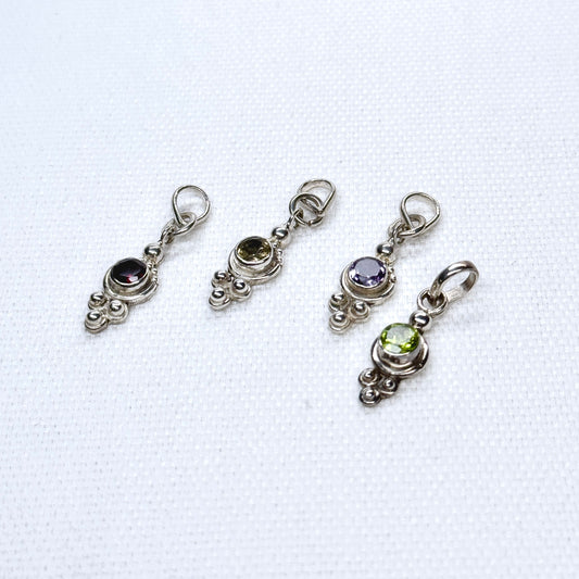 Silver Gem Pendant #10