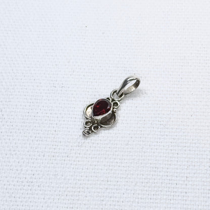 Silver Gem Pendant #9