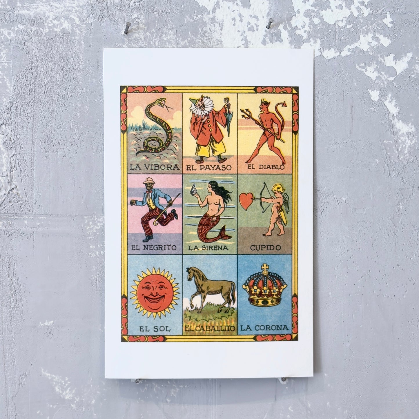 Mexican Loteria Cards Postcard