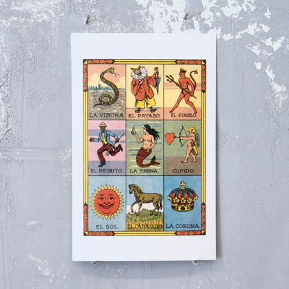 Mexican Loteria Cards Postcard