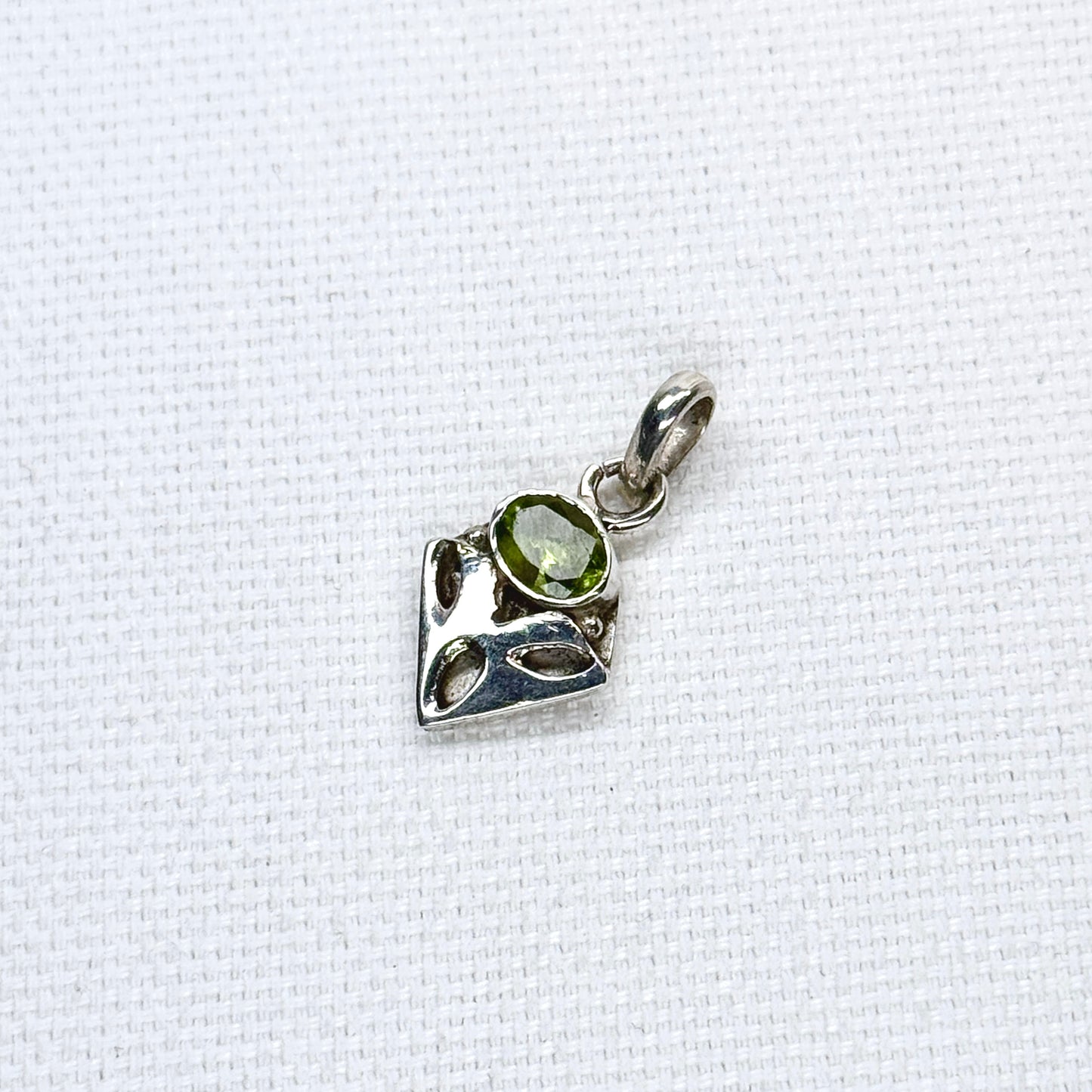 Silver Gem Pendant #6