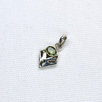 Silver Gem Pendant #6