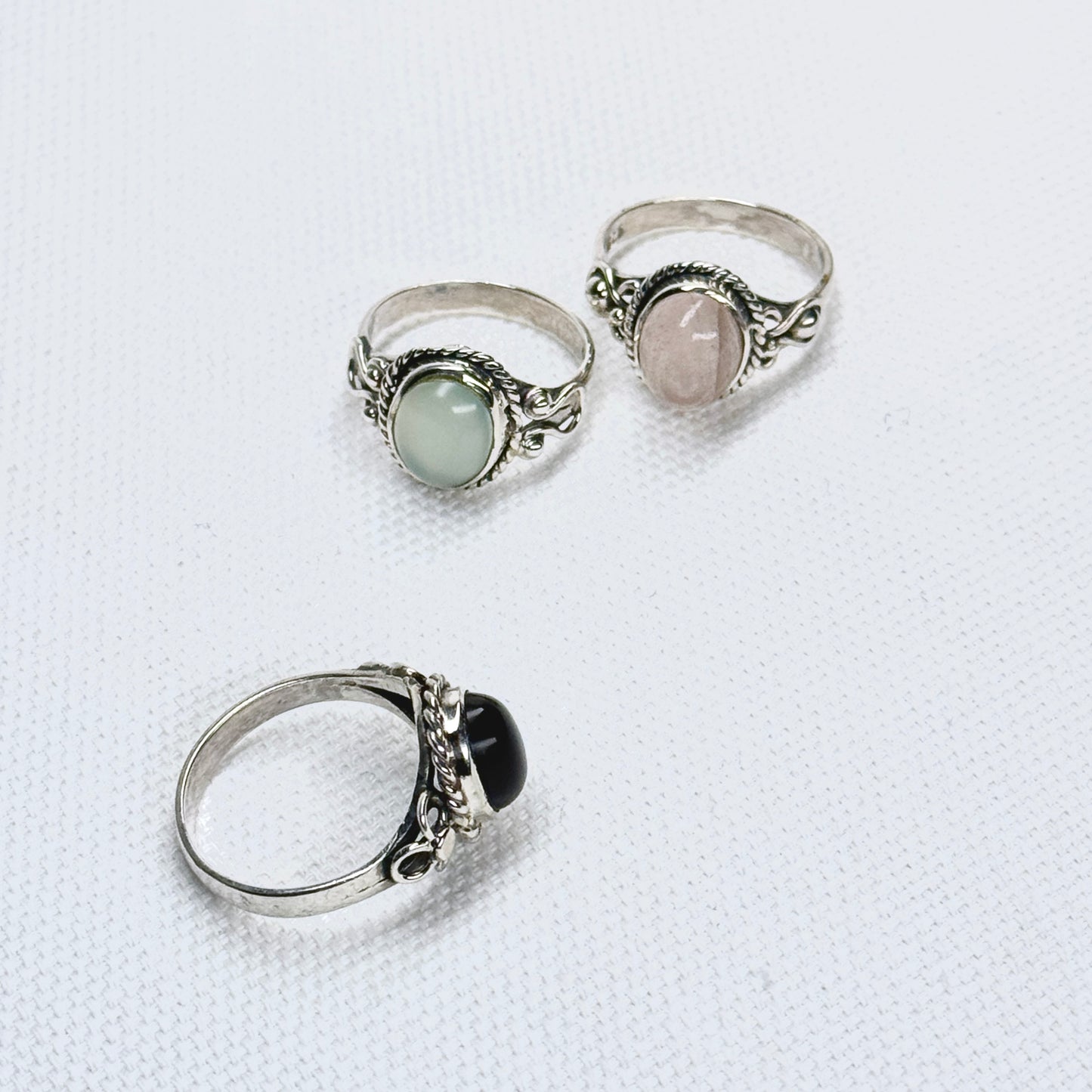 Silver Gemstone Ring #6