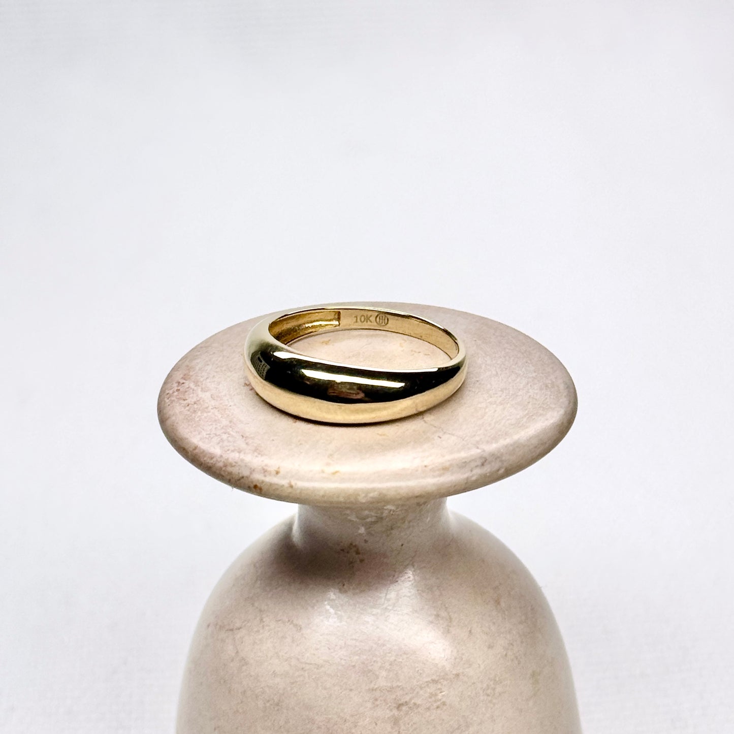 10K Dome Ring
