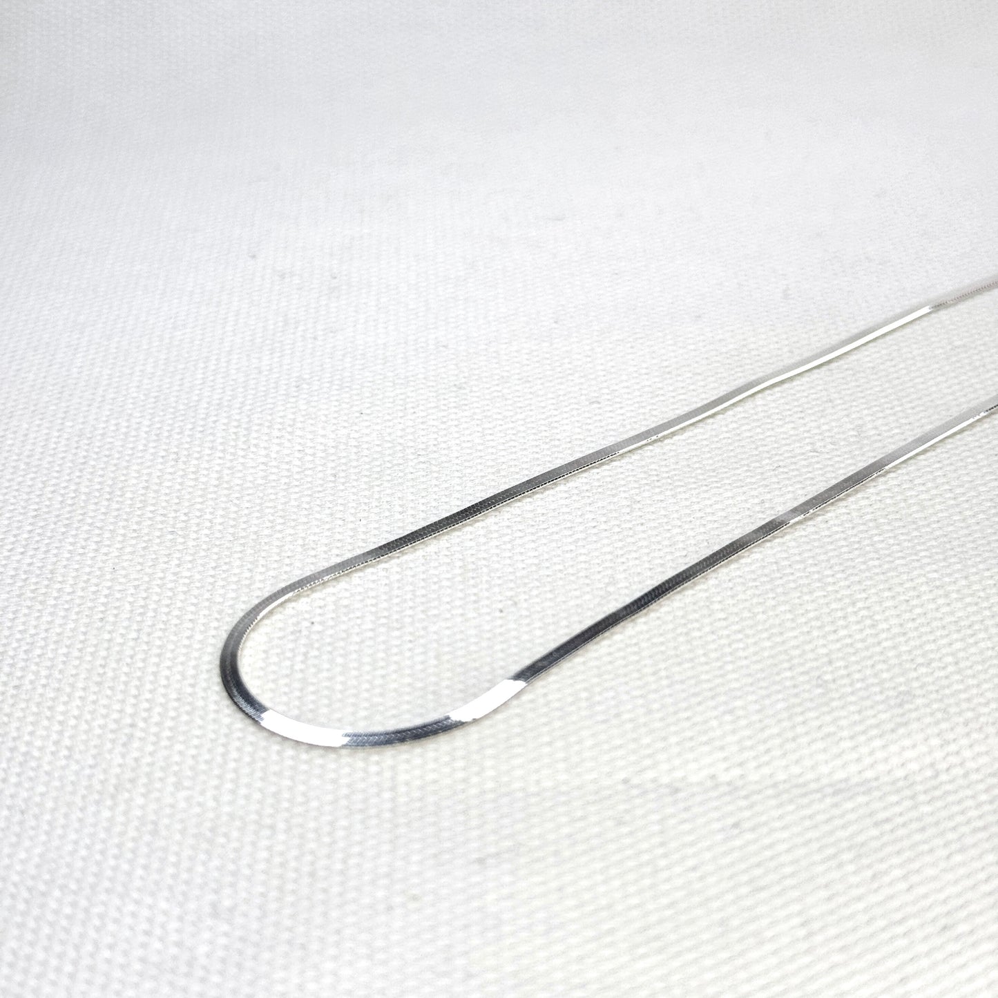 Silver Herringbone Chain