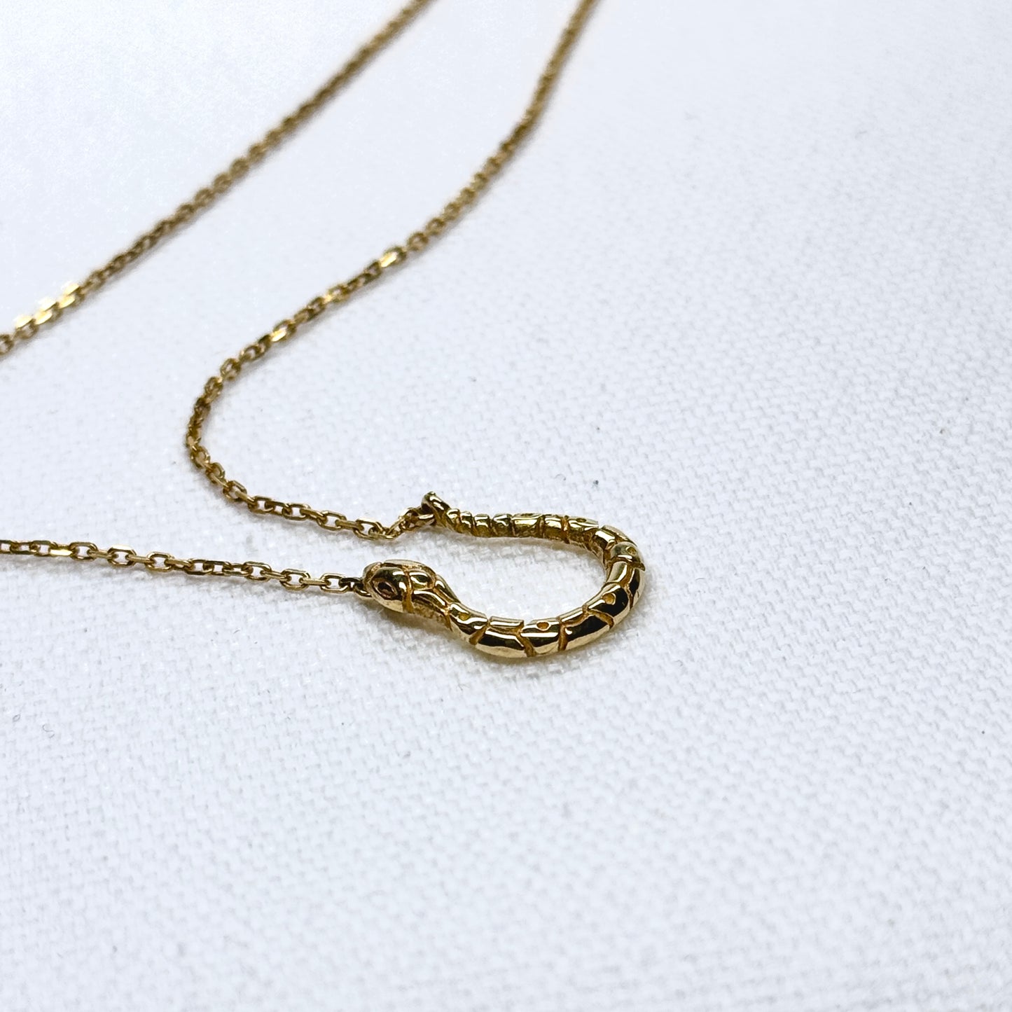 Serpent Charm Holder Necklace