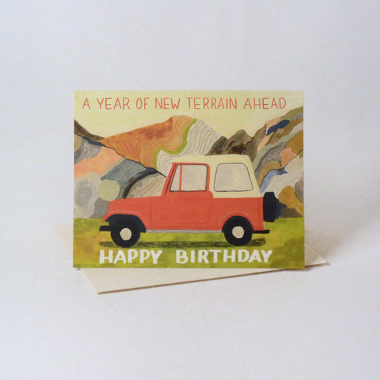 'A Year Of New Terrain Ahead' Card