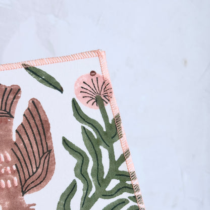 Bird Block Print Notebook