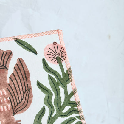 Bird Block Print Notebook