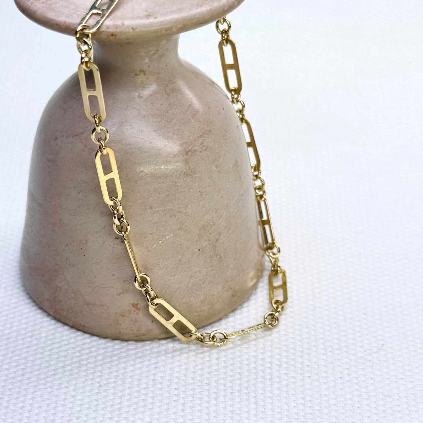 10K Gold Fancy Links Bracelet