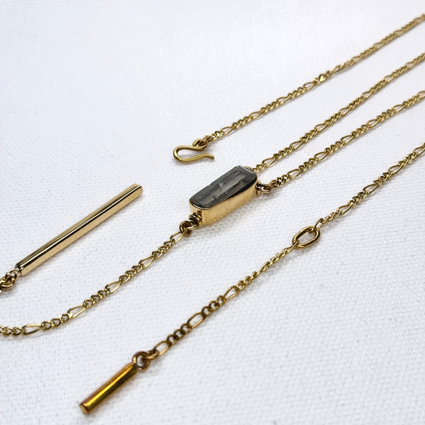 Ilumina Y Drop Bar Necklace