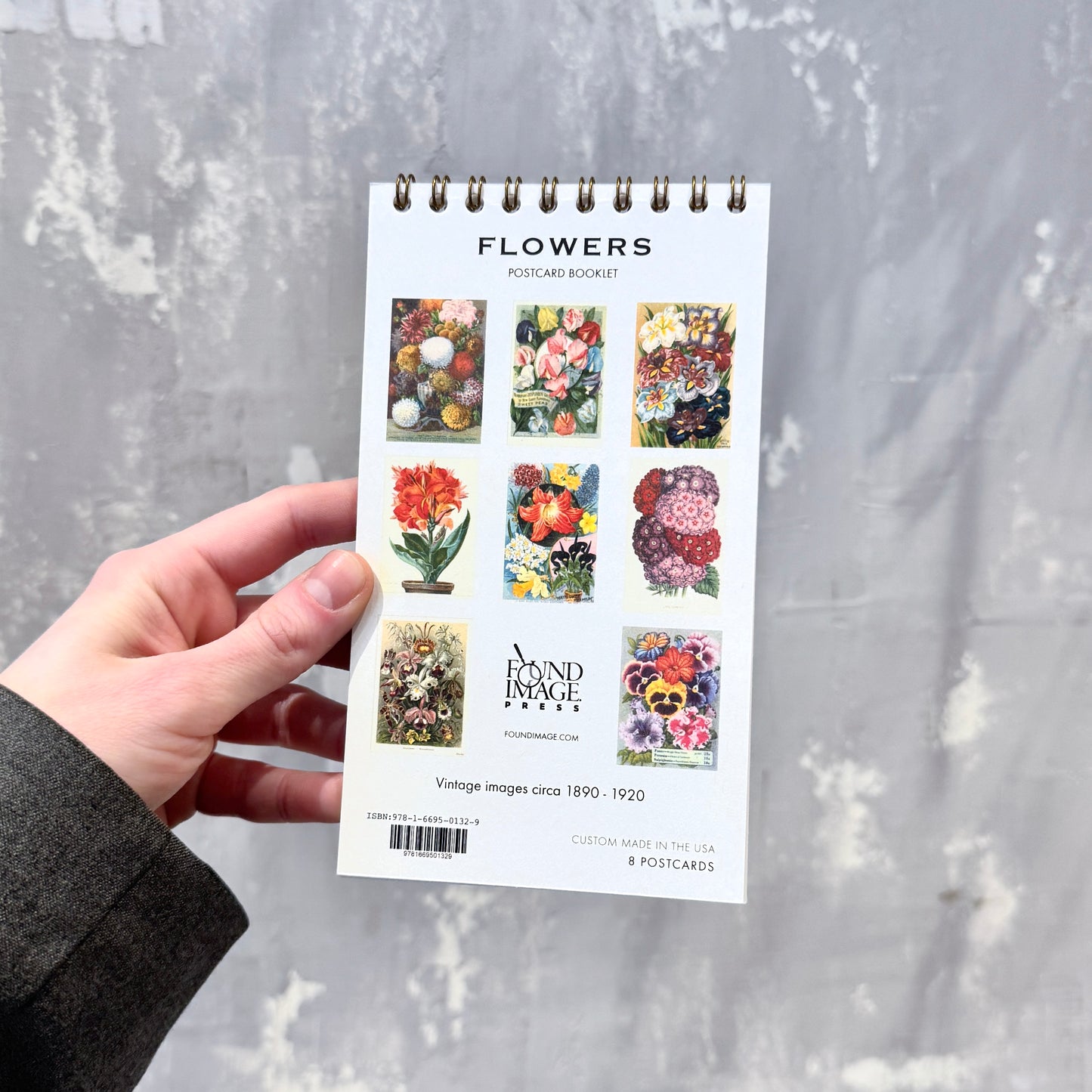 FLOWERS Postcard Booklet