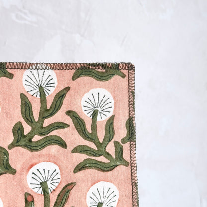 Floral Block Print Notebook