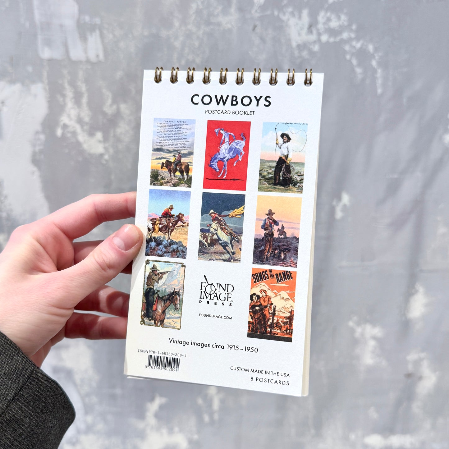 COWBOY Postcard Booklet