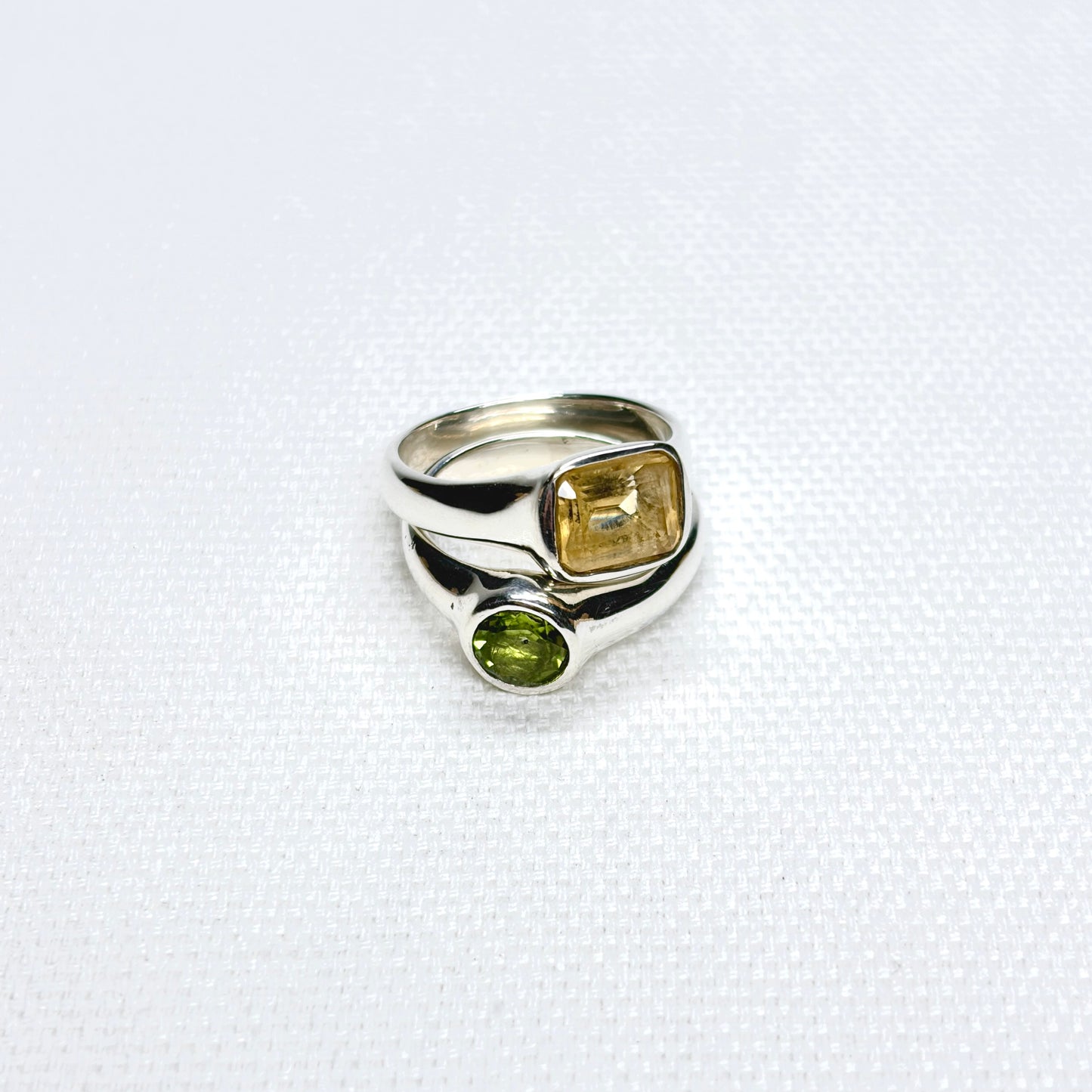 Silver Gemstone Ring #16