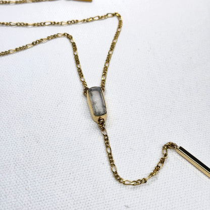 Ilumina Y Drop Bar Necklace