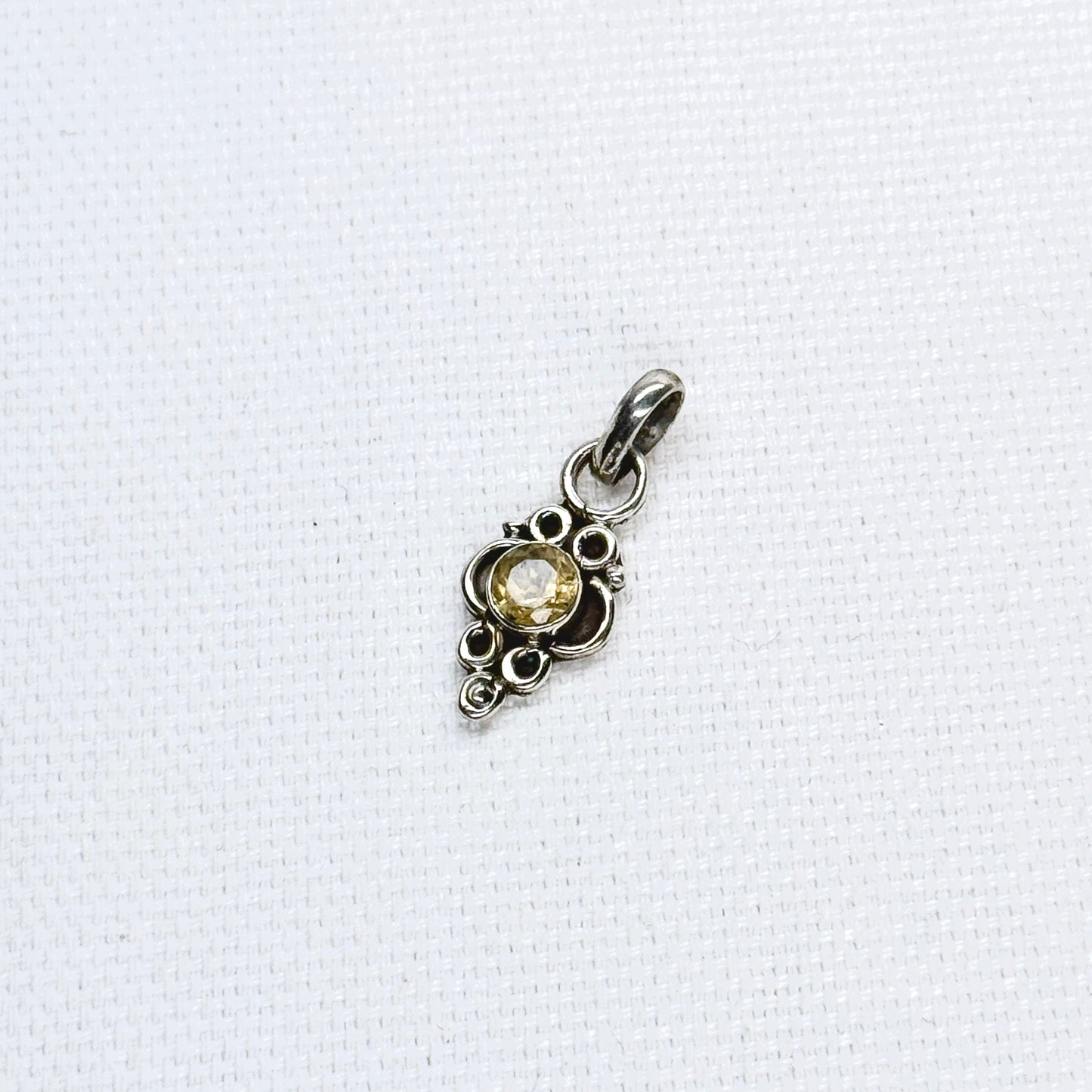 Silver Gem Pendant #9