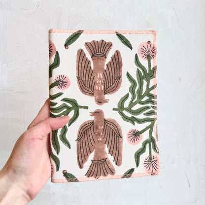 Bird Block Print Notebook