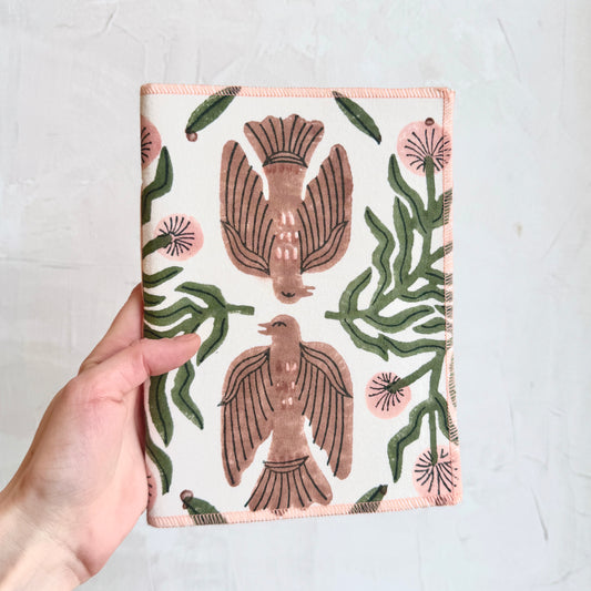 Bird Block Print Notebook