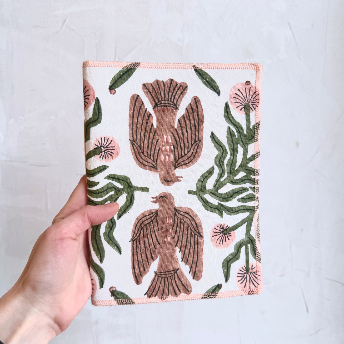 Bird Block Print Notebook