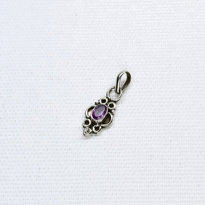 Silver Gem Pendant #9