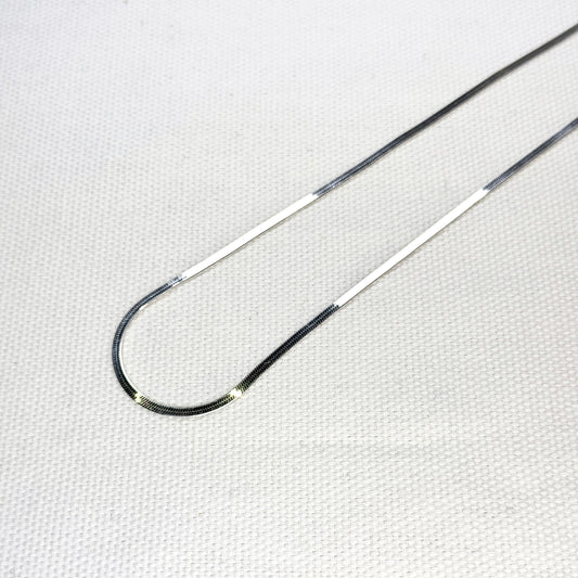 Silver Herringbone Chain