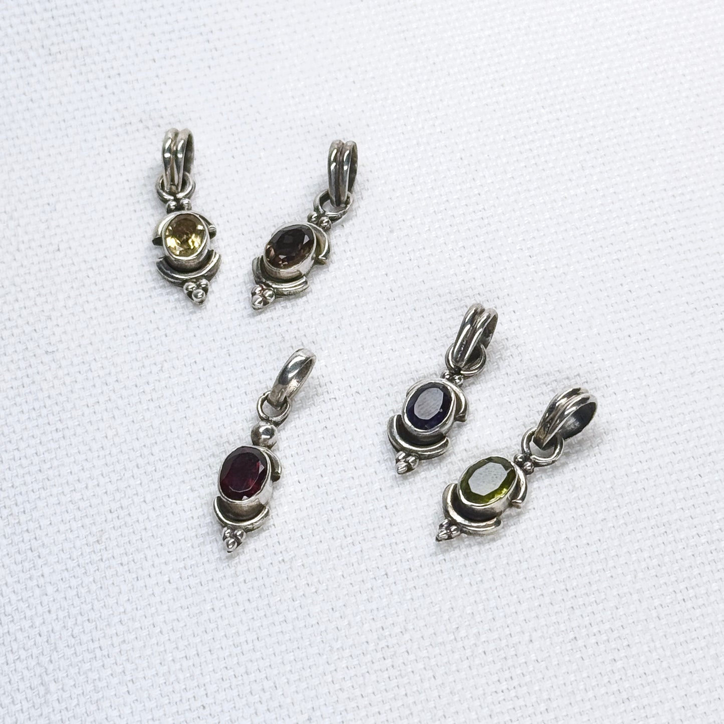 Silver Gem Pendant #2