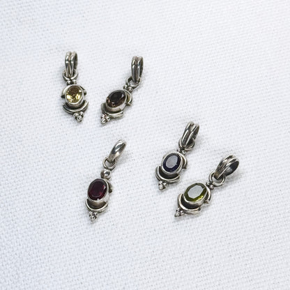 Silver Gem Pendant #2
