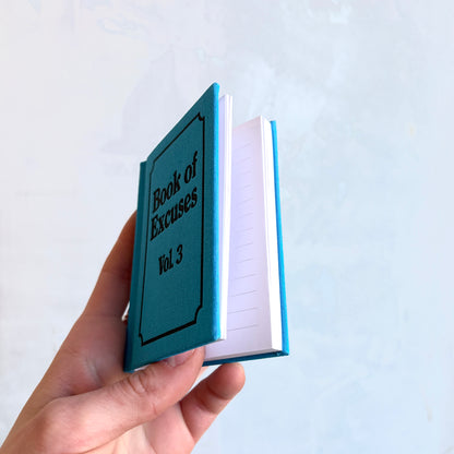 Mini Notebook - Book of Excuses