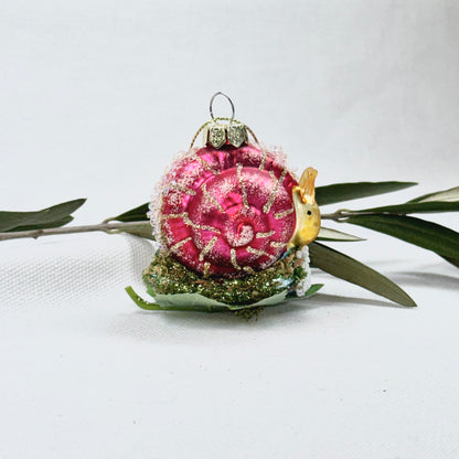 Snail on Leaf Ornament