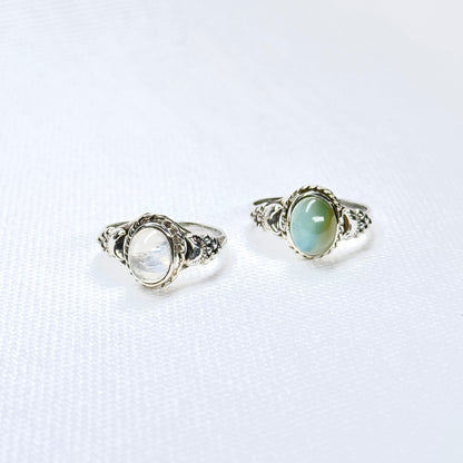 Silver Gemstone Ring #4