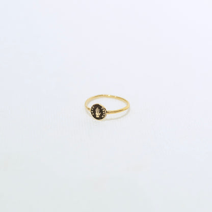 14K Love + Truth Ring