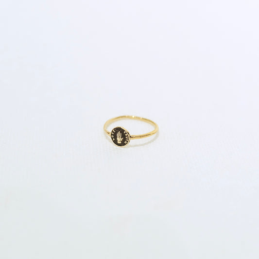 14K Love + Truth Ring
