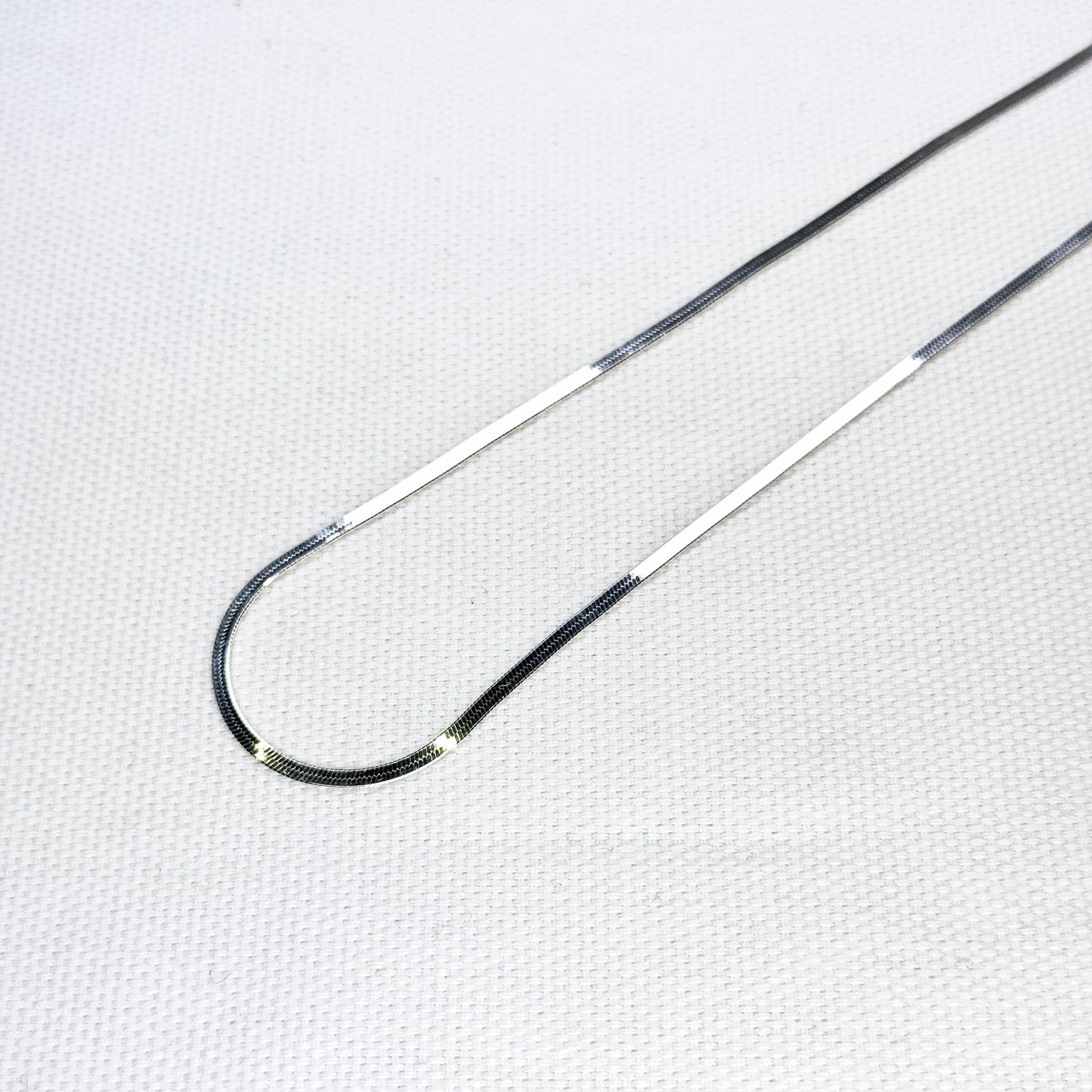 Silver Herringbone Chain