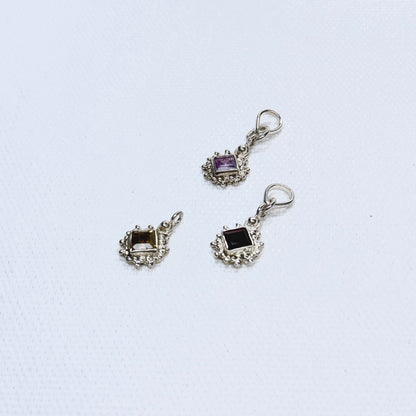 Silver Gem Pendant #8