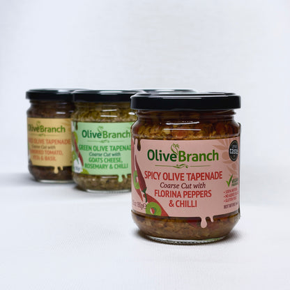 Chunky Tapenade - Green Olives With Goats Cheese, Rosemary & Chilli