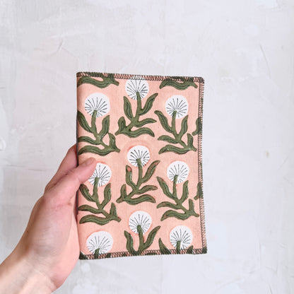 Floral Block Print Notebook