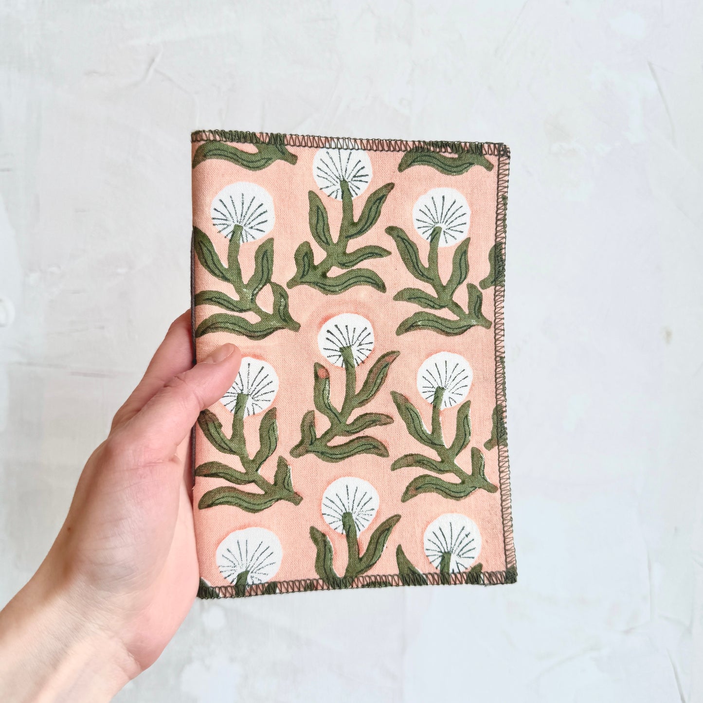 Floral Block Print Notebook