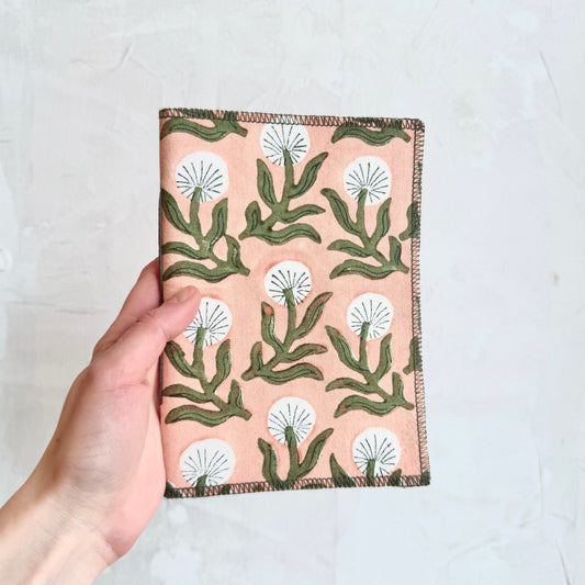 Floral Block Print Notebook