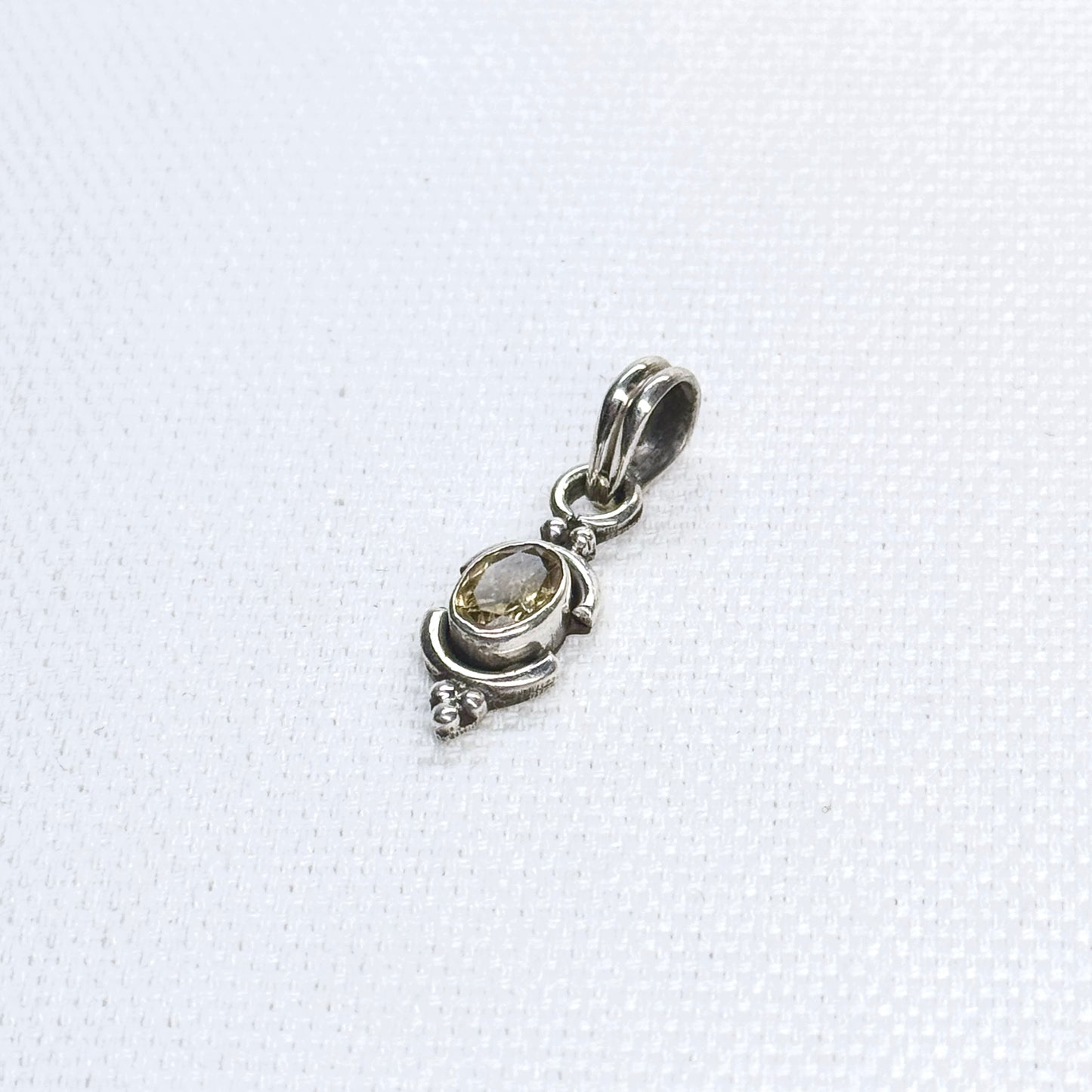 Silver Gem Pendant #2
