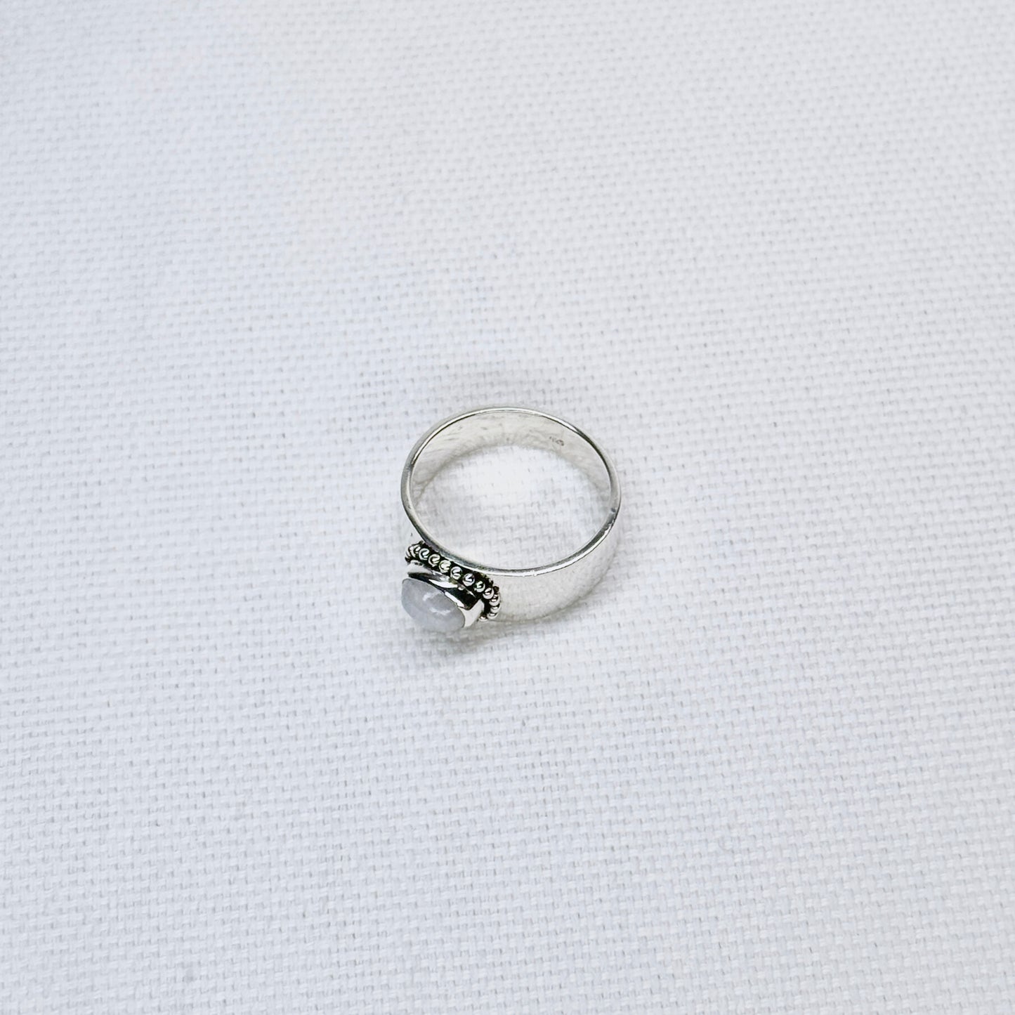 Silver Gemstone Ring #12