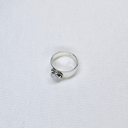 Silver Gemstone Ring #12