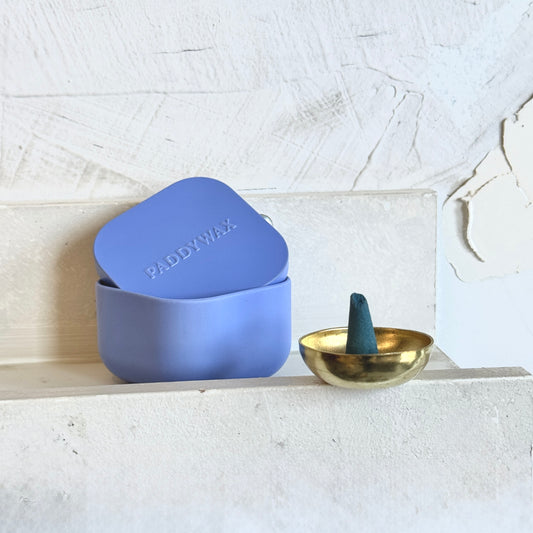 Incense Tin: 20 Cones + Holder