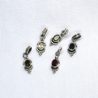 Silver Gem Pendant #2